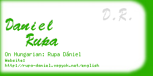 daniel rupa business card